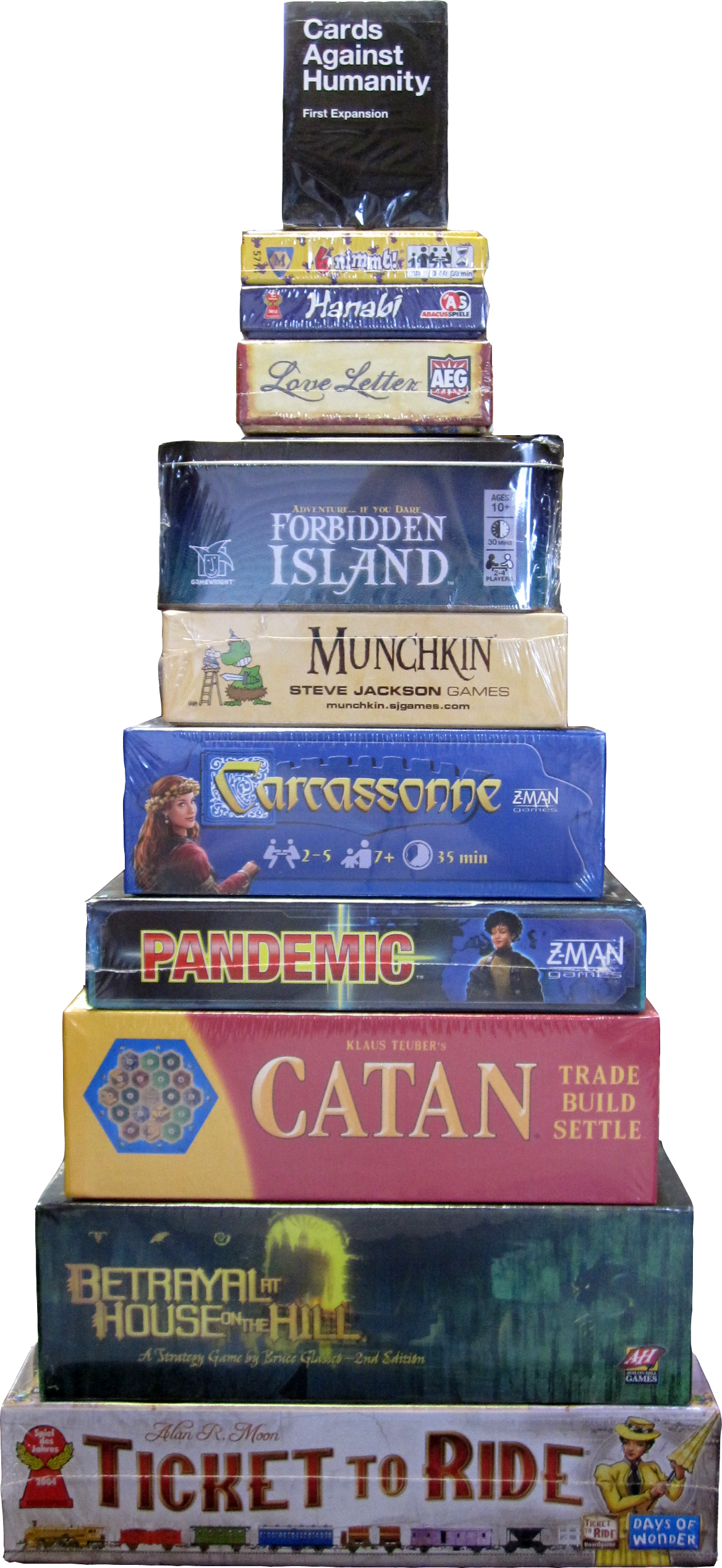 Modern Board Games & Card Games - Days Of Wonder Ticket To Ride Game 7201 (1168x2537), Png Download