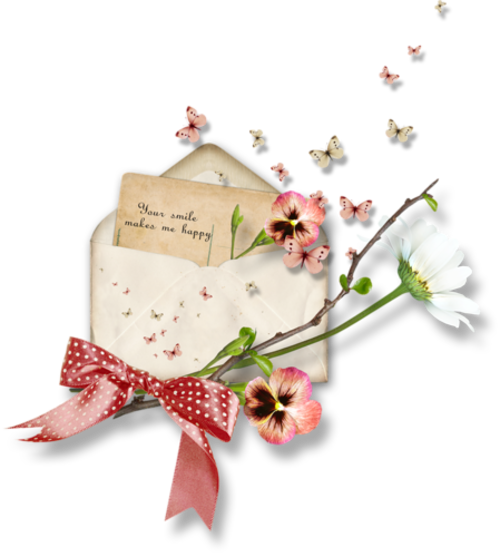 Download Tubes Deco Scrap En Png - Flower - Full Size PNG Image - PNGkit