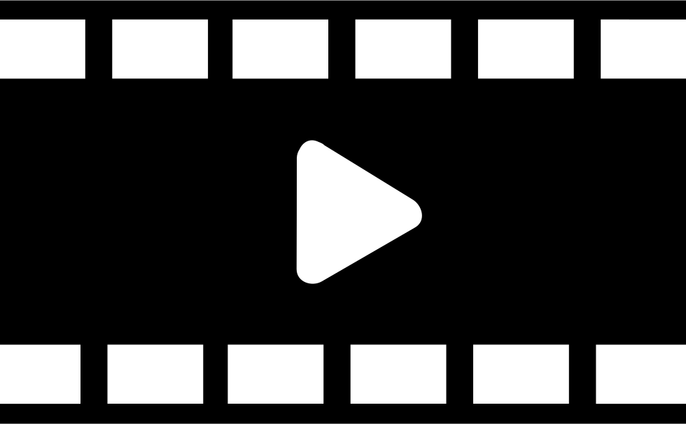 Movie Strip With Play Sign Comments - Film (980x606), Png Download