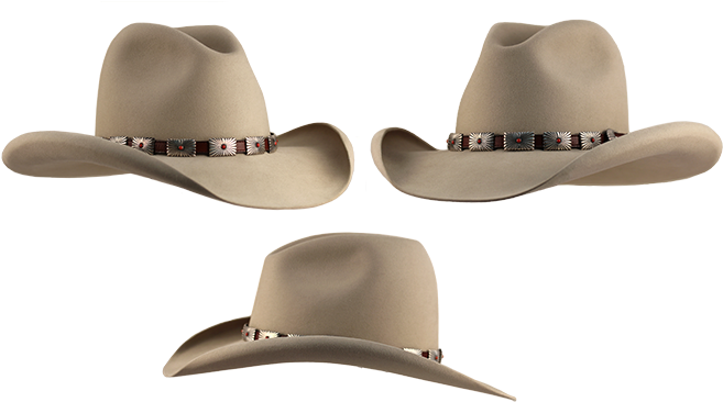 The Finest Hand Made Custom Cowboy Hats On The Planet - Old West Cowboy Hats (700x430), Png Download