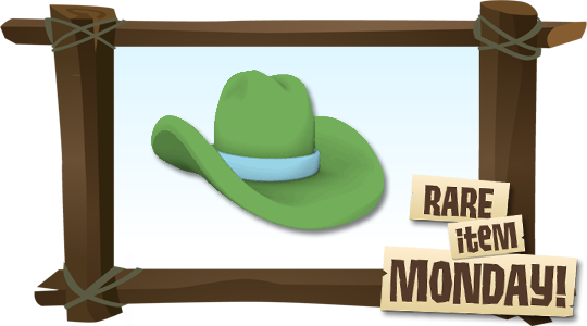 Rare Item Monday Cowboy Hat - Animal Jam Spiked Hair (540x300), Png Download