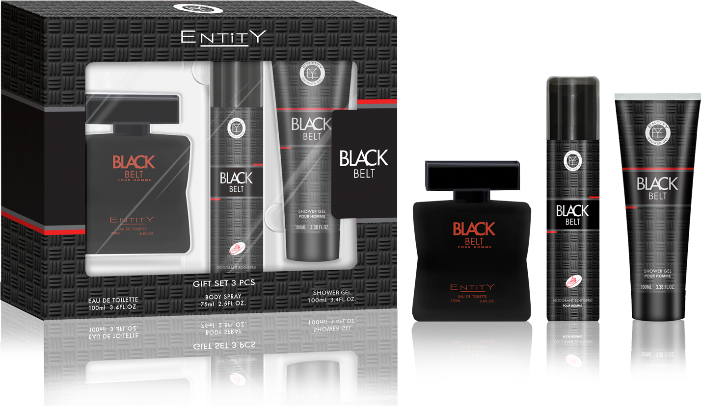 Black Belt 100ml- Giftset Pcs - Man (1500x1500), Png Download