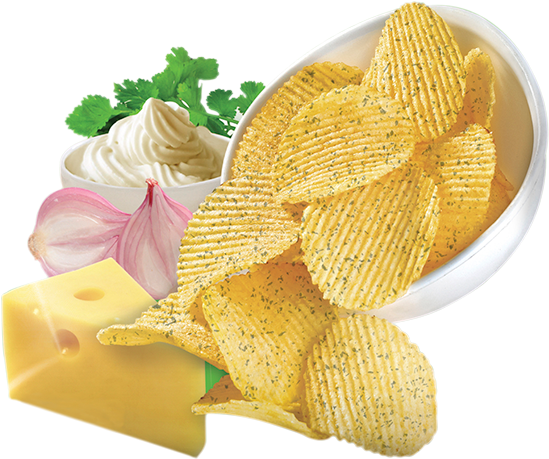 Potato Chips Png - Cream And Onion Png (800x600), Png Download