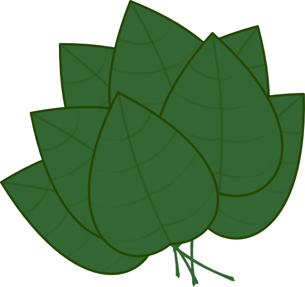 Basil Clipart Greens - Basil Leaf Clip Art (600x565), Png Download