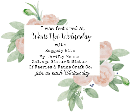 If You Were Featured This Week At Waste Not Wednesday- - Garden Roses (450x374), Png Download