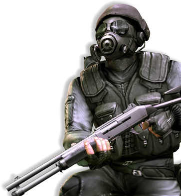 6 - Counter Strike 1.6 (380x393), Png Download