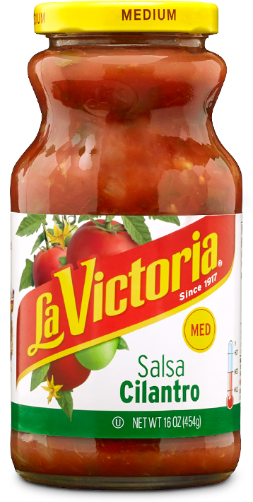La Victoria® Salsa Cilantro Medium - La Victoria Salsa (358x710), Png Download