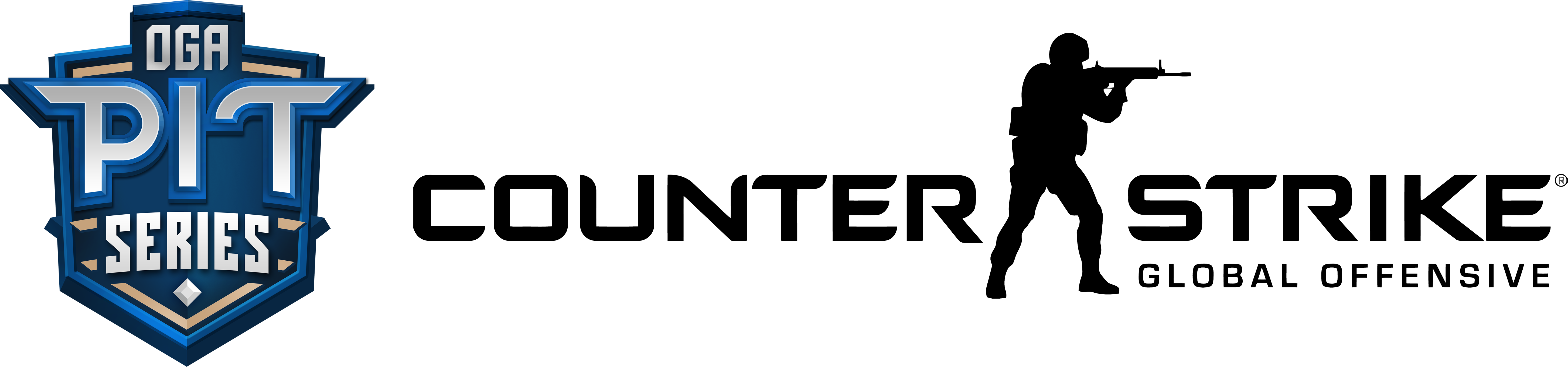 Oga Counter Pit - Cs:go Logo Throw Blanket (5812x1363), Png Download