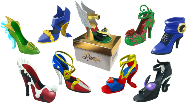 Dc Pumps Will Be Available At Retailers This Month - Dc Comics - Pumps Blind Box (666x400), Png Download