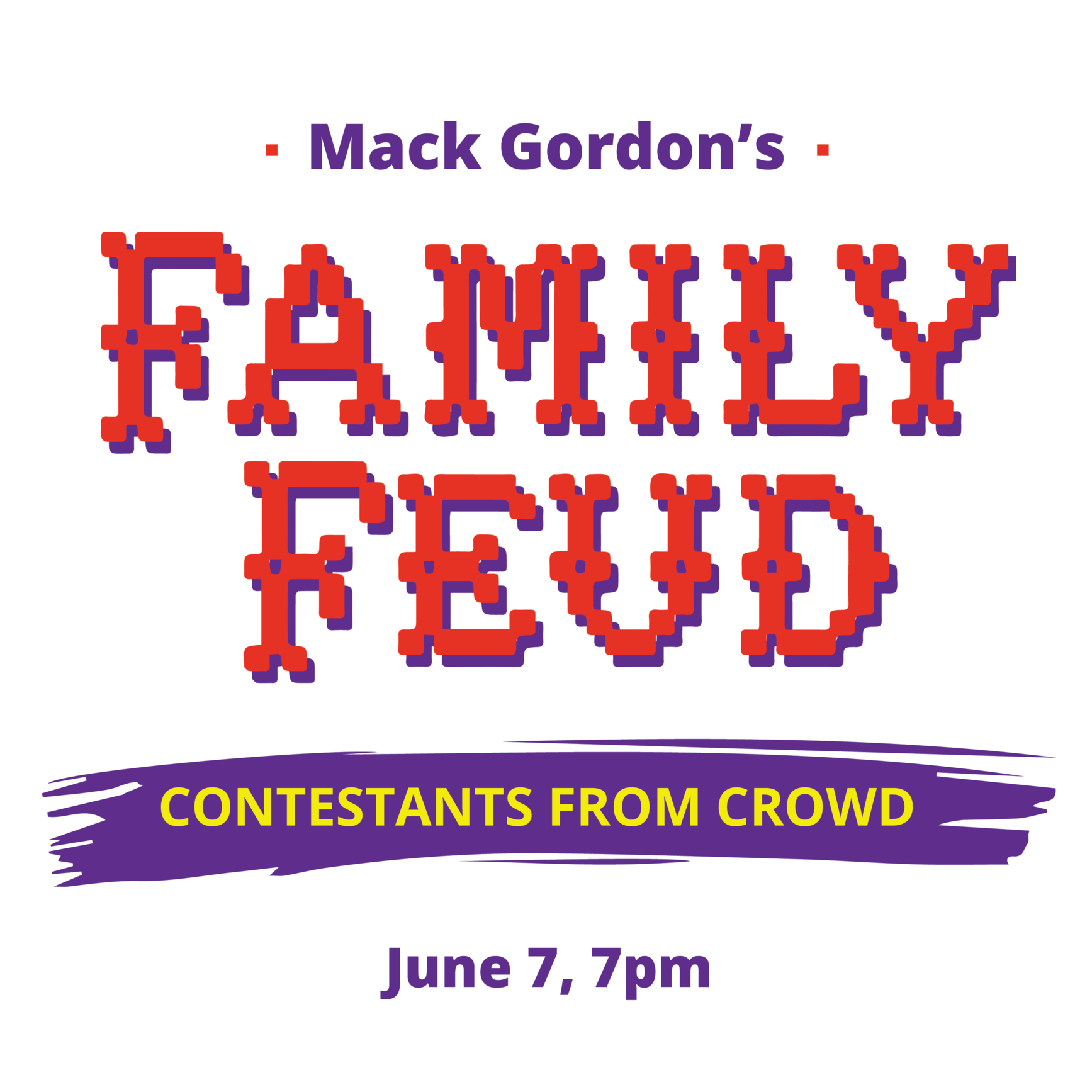 Mack Gordon's Family Feud - Family Feud (2048x2048), Png Download