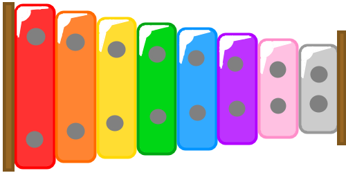 Xylophone Body - Xylophone (500x250), Png Download