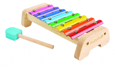 Bamboo & Metal Xylophone - Everearth Xylophone (375x400), Png Download