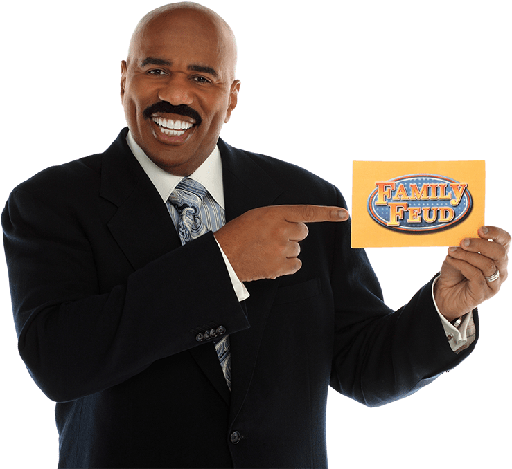 Steve Harvey Family Feud - Family Feud Host (768x720), Png Download