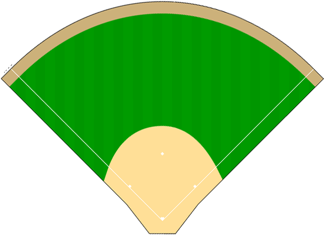 Vector Freeuse Baseball Field Clipart Free - Softball Field Clip Art (679x500), Png Download