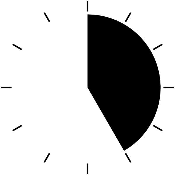 Free Vector Clock Periods Clip Art - Clock 3 Minutes Vector (600x600), Png Download