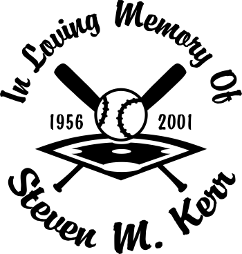 Baseball Diamond - Loving Memory Baseball Decals (350x368), Png Download