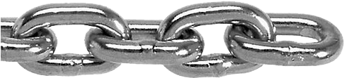 4mm Stainless Steel Short Link Chain Lifting Equipment - Short Steel Chain Png (500x306), Png Download