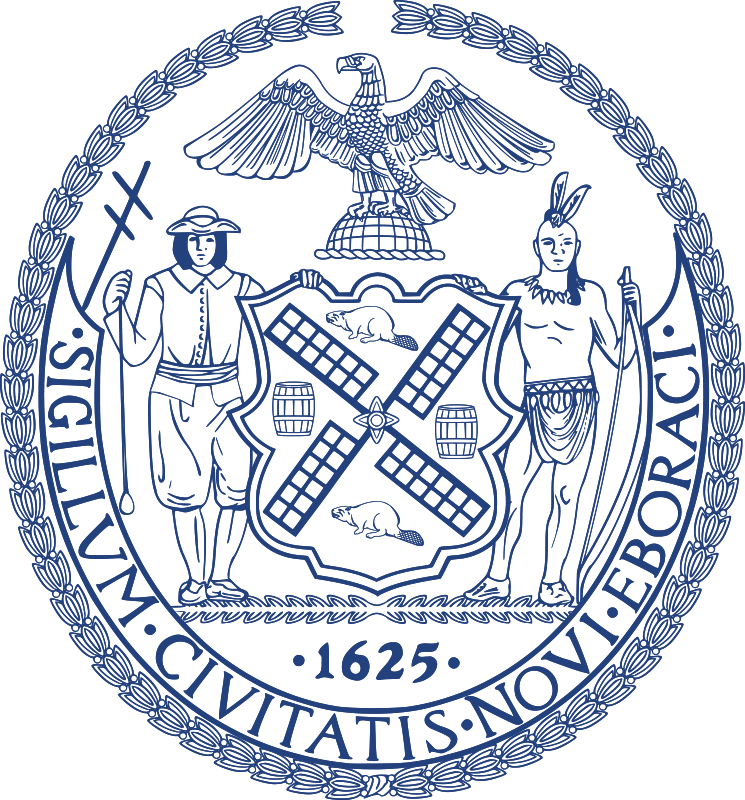 Nyc Seal Blue - City Council Seal Nyc (745x800), Png Download