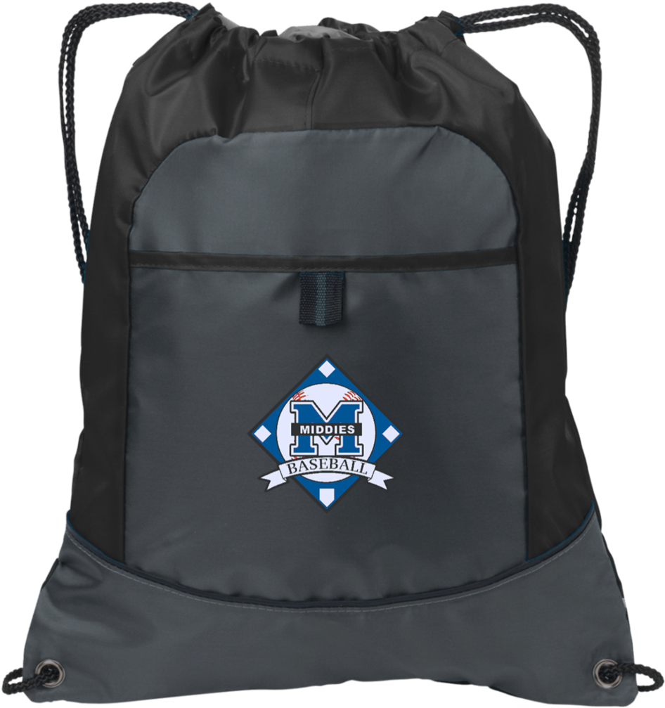 Port Authority Bg611 Pocket Cinch Pack - True Navy/deep (1024x1024), Png Download