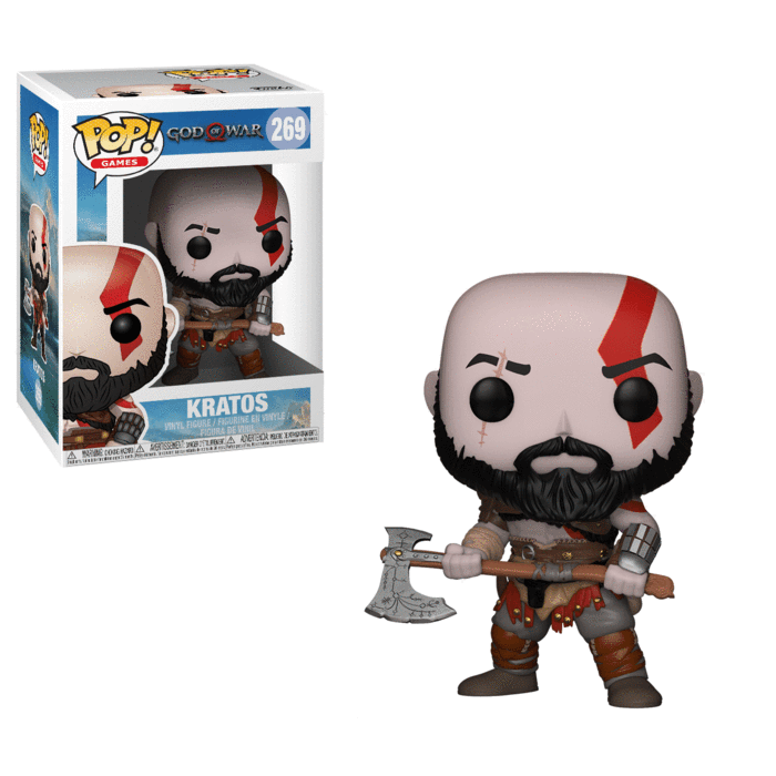 God Of War Kratos With Axe - Pop Funko God Of War (700x700), Png Download