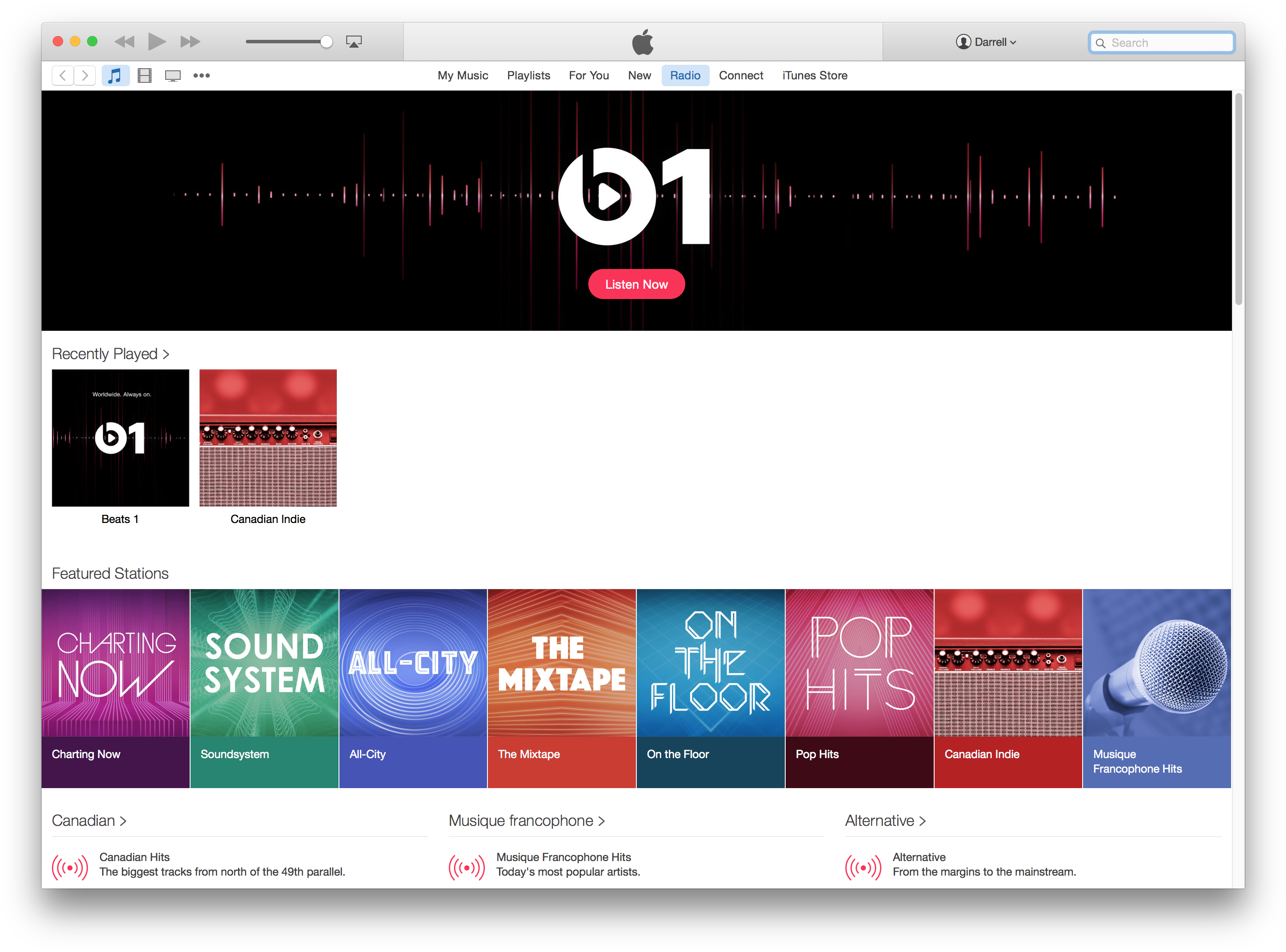 Screen Shot 2015 06 30 At - Apple Music (3028x2242), Png Download