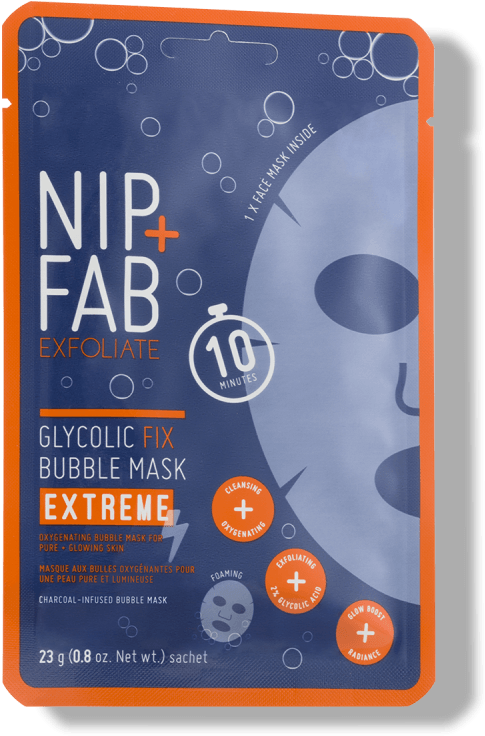 Glycolic Fix Bubble Mask Extreme Nip Fab - Nip᐀ Glycolic Fix Extreme Bubble Mask - Glycolic Fix (1000x1000), Png Download