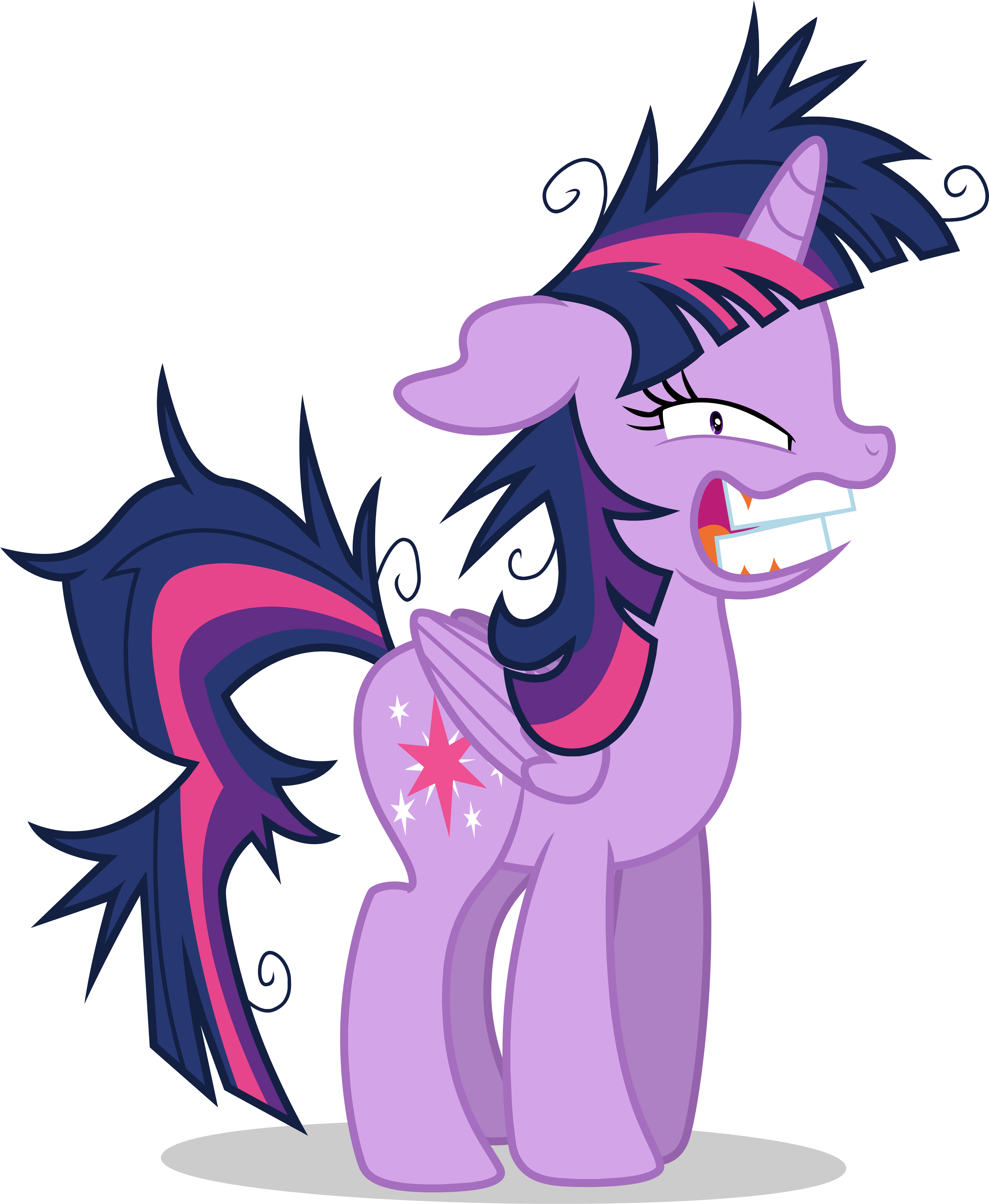 Tomfraggle, Crazy Face, Faic, Female, Horn, Lesson - Twilight Sparkle Lesson Zero (841x1024), Png Download