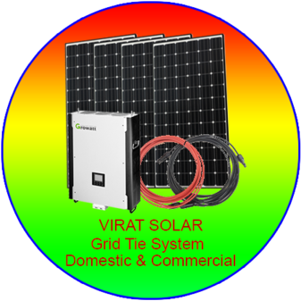 Solar Roof Top Grid Tie System - Solar System (361x499), Png Download