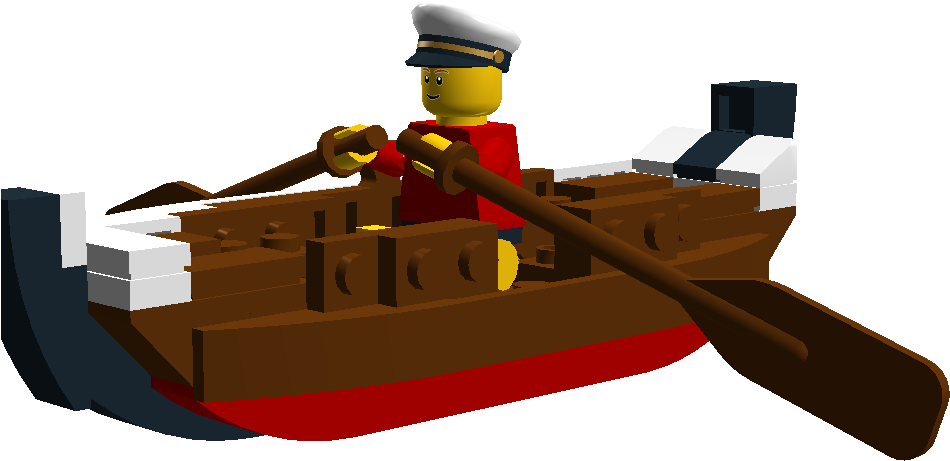 Rowboat - Rowboat Lego Png (993x568), Png Download
