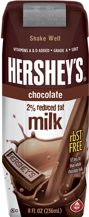 2% Chocolate Milk - Hershey's Chocolate Milk, 2% Reduced Fat - 3 Count, (440x440), Png Download