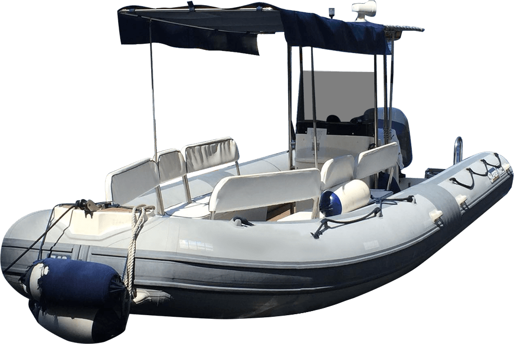 Perla - Rigid-hulled Inflatable Boat (1000x669), Png Download