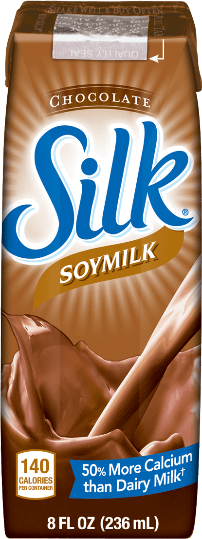 Chocolate Soymilk Singles - Silk Soymilk Chocolate (496x1130), Png Download