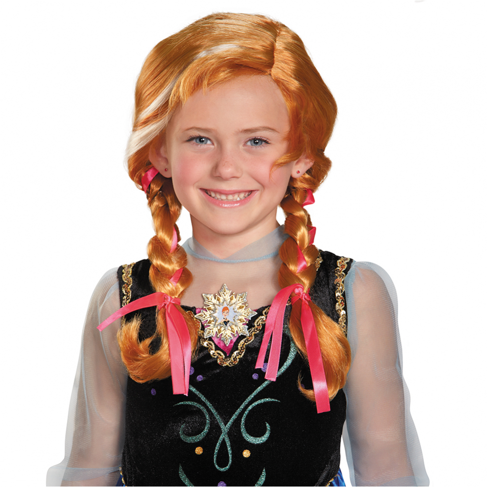 Frozen Anna Child Wig - Ufo Boys Green 100% Cotton Casual Shirts (1000x1231), Png Download