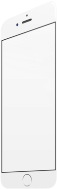 Iphone 7 Png Mockup Of Angled White Iphone With Clear - White Iphone Png Angle (640x480), Png Download