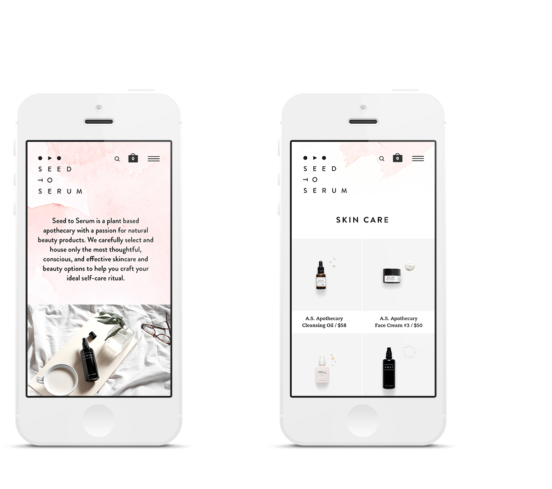 Seed To Serum Website Design By Knoed Creative - Serum (1600x1107), Png Download