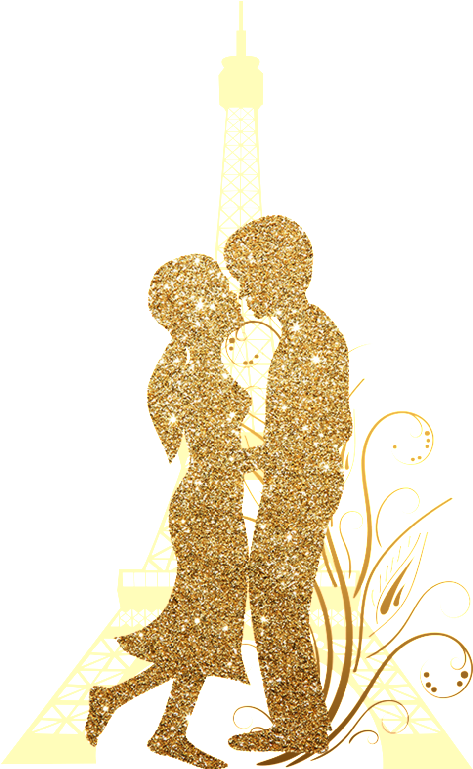 Couple Shadow Png (1024x1594), Png Download