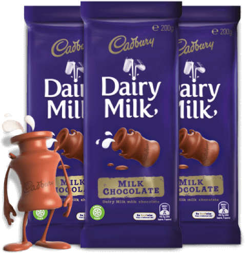 Cadbury Dairy Milk - Dairy Milk Chocolate Cadbury (380x360), Png Download