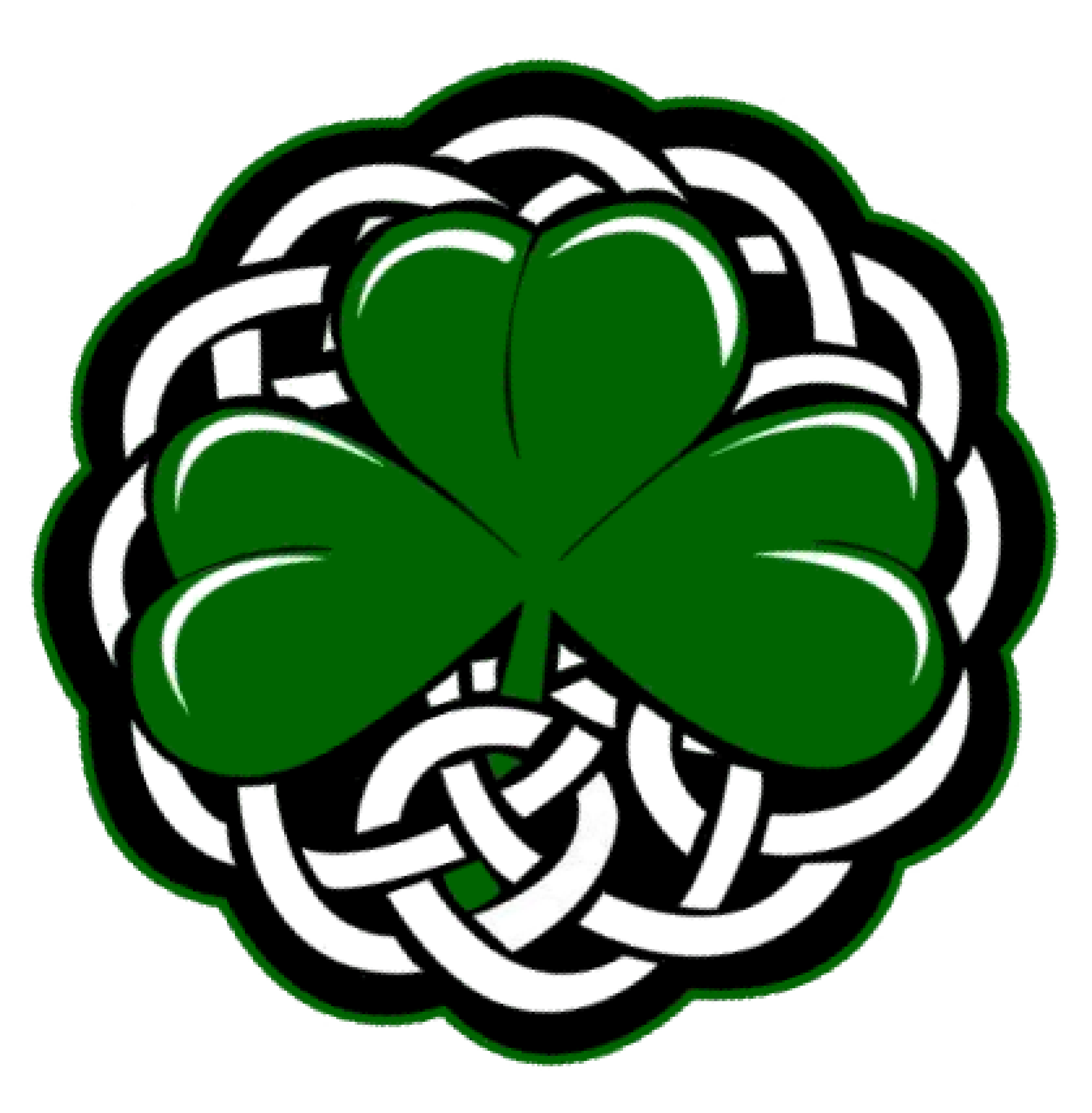 Who Are The Irish Historian Carl Wittke Described Them - Celtic Shamrock Throw Blanket (2598x2648), Png Download
