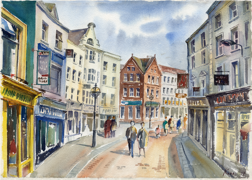 Grafton Street - Dublin - Dublin (800x800), Png Download
