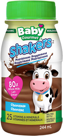 Shakers - Chocolate - Baby Gourmet (395x475), Png Download
