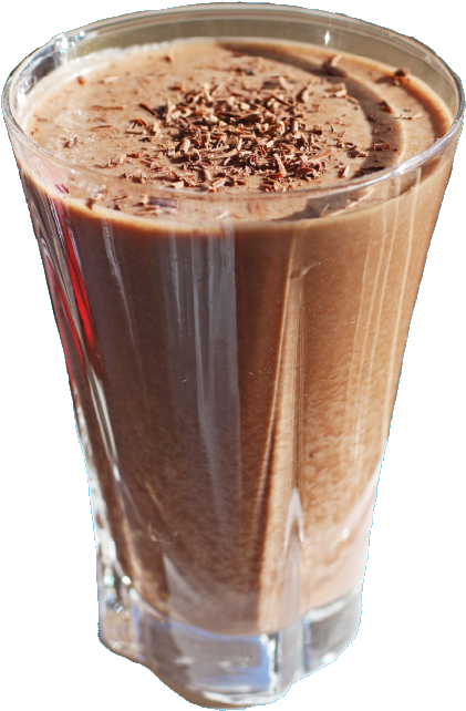 1veggie Style Vegan Supplement Protein Shake Glass - Milk Shake Chocolate Png (538x756), Png Download