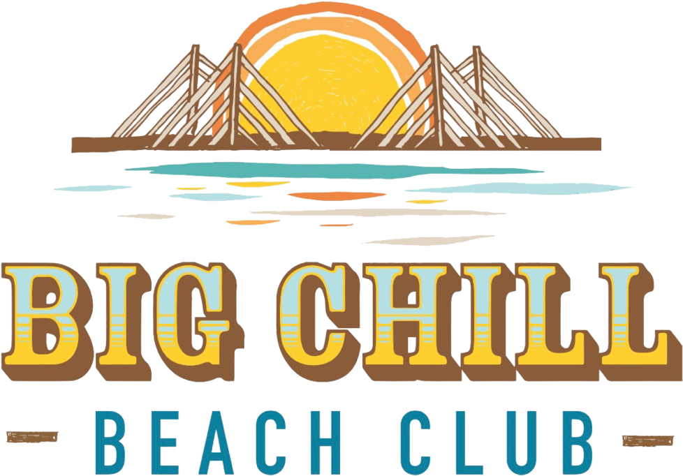Sunrise & Surfboard Copy - Big Chill Beach Club Logo (1000x960), Png Download