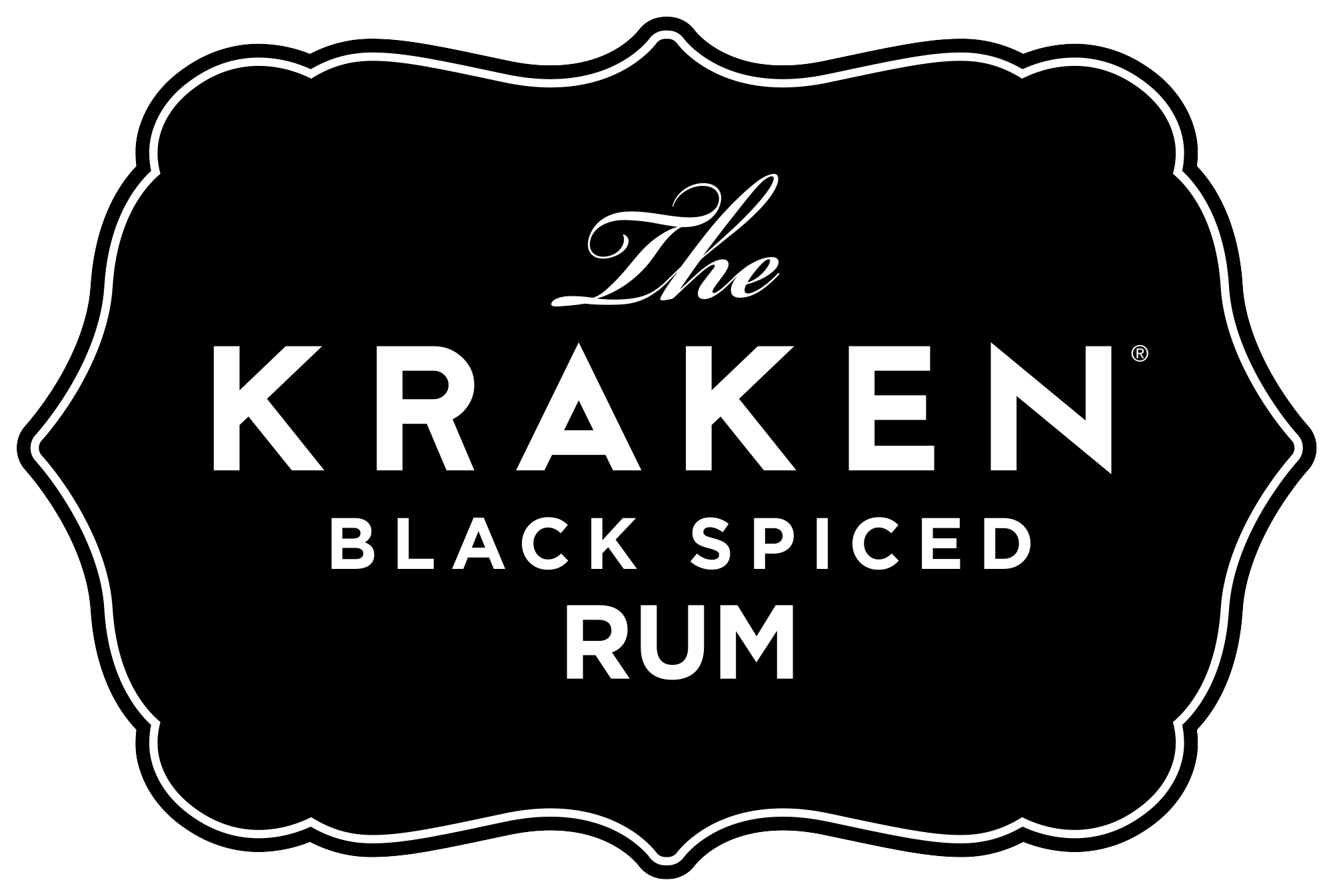 Open - Kraken Black Spiced Rum Logo (2000x1345), Png Download