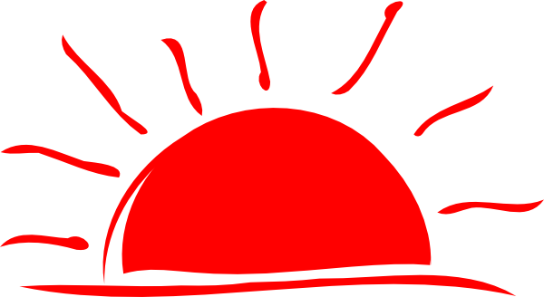 Png Freeuse Download Image Of Sunrise Free Sunset Clipartoons - Sunset Silhouette Clip Art (600x328), Png Download