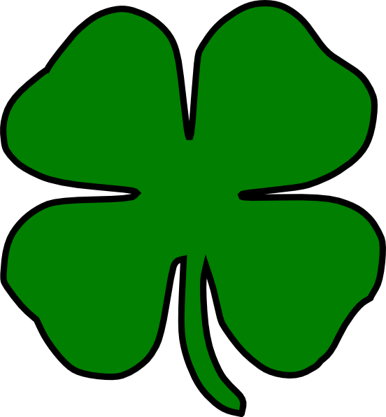 Irish Clover Clipart - Detelina Sa 4 Lista (552x596), Png Download