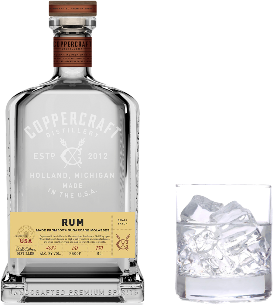 Rum - Coppercraft Gin (927x1030), Png Download