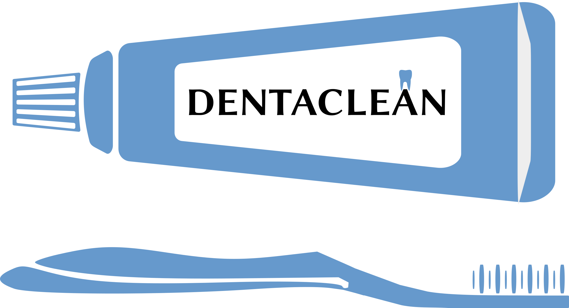 This Free Icons Png Design Of Toothpaste/toothbrush (2400x1300), Png Download