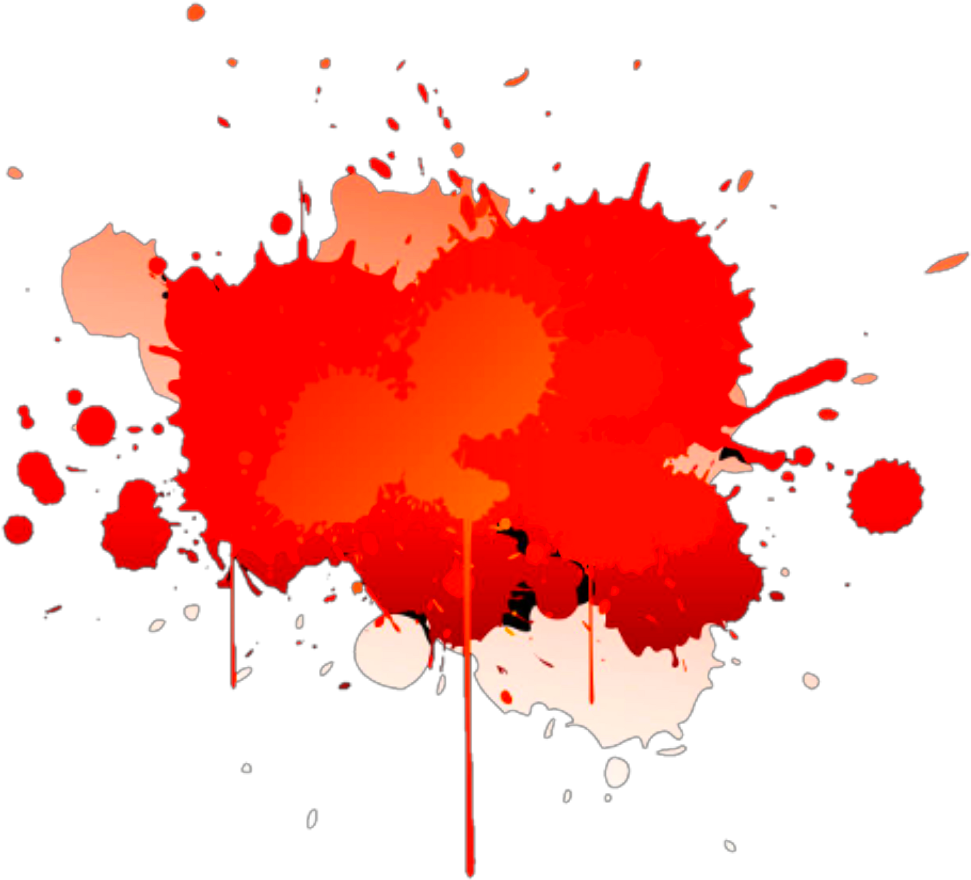 Ftestickers Art Paint Splatter Paintsplatter Watercolor - Paint Splatter (1024x1024), Png Download