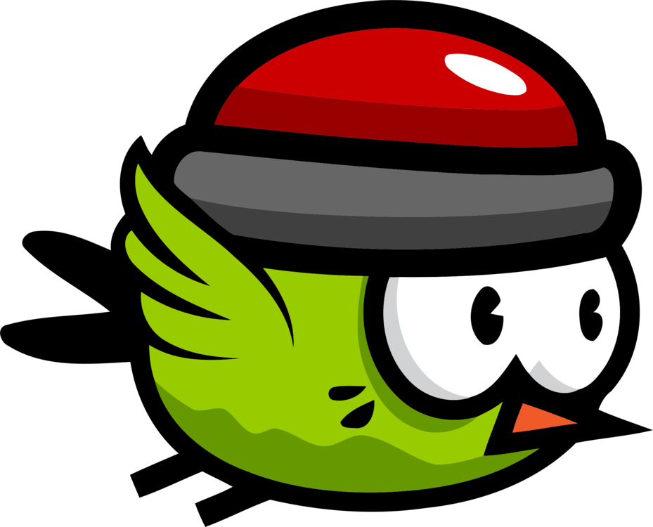 Flappy Bird Windows Metafile Flappybird 2 Flight Free - Bird 2d (929x750), Png Download