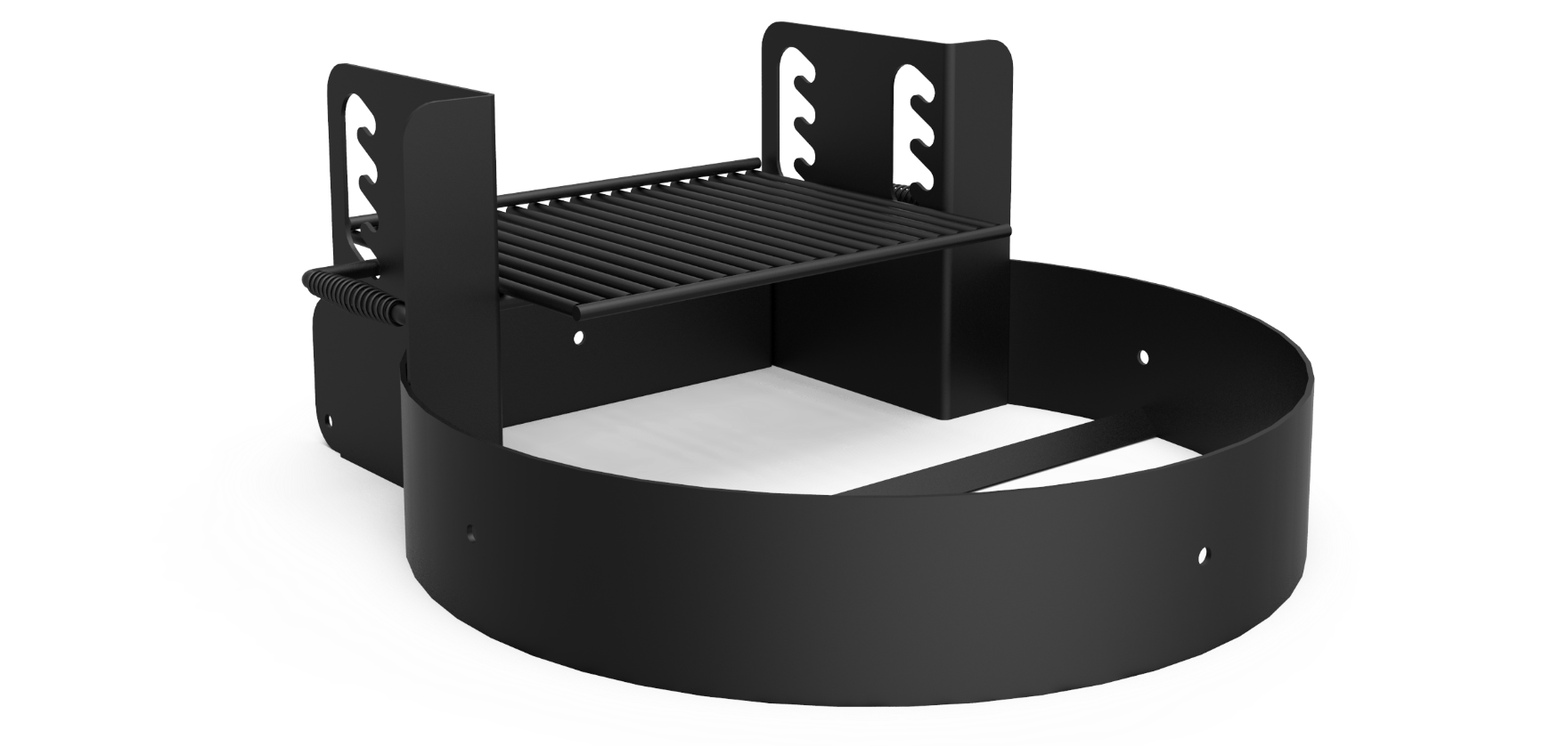 Adjustable Grate Fire Ring - Coffee Table (1760x990), Png Download